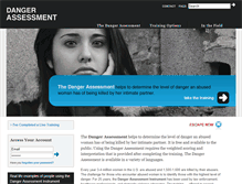 Tablet Screenshot of dangerassessment.org